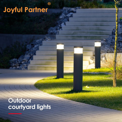 IP65 LED impermeable Bollardo de césped de aluminio Decoración al aire libre patio camino Villa Iluminación de jardín