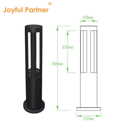 Lámpara de columna para paisaje de villa IP65 a prueba de agua en oferta, 10W, aluminio fundido a presión, 220v con iluminación de 360 grados para senderos