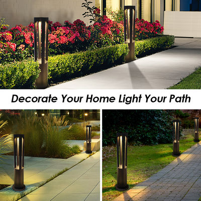 Lámpara de columna para paisaje de villa IP65 a prueba de agua en oferta, 10W, aluminio fundido a presión, 220v con iluminación de 360 grados para senderos