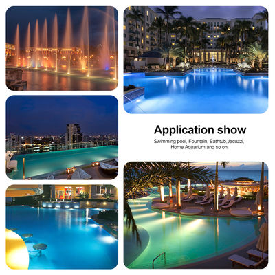 Panel de luz LED para piscina relleno de resina epoxi, blanco cálido, bombilla de repuesto PAR56 ø178*25mm