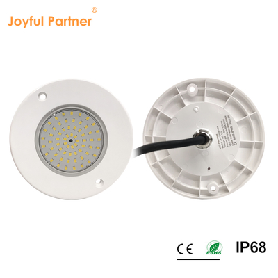 Luzes de piscina submarina DC12V 10W IP68 totalmente plástico RGB 100% control sincrónico