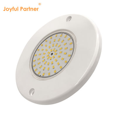 Reflector de luz para piscina relleno de resina 160mm DC12V 10W Totalmente plástico SMD2835 108pcs Color RGBW Voltaje constante