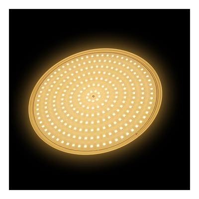 Reflector de luz para piscina relleno de resina 160mm DC12V 10W Totalmente plástico SMD2835 108pcs Color RGBW Voltaje constante