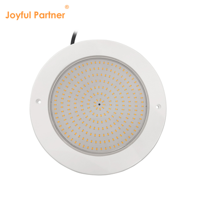 Reflector de luz para piscina relleno de resina 160mm DC12V 10W Totalmente plástico SMD2835 108pcs Color RGBW Voltaje constante