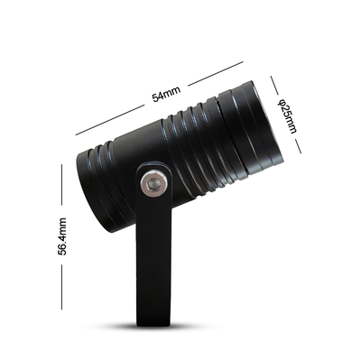 Luces de lavado de paredes para paisajes al aire libre 1W IP65 DC24V luces de jardín con diseño elegante