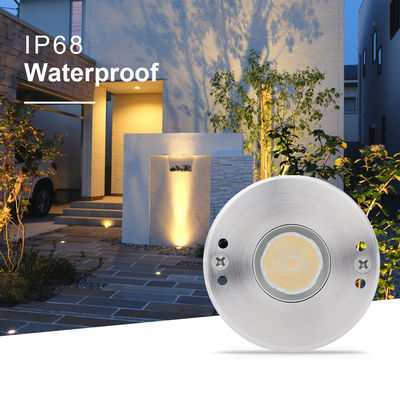 Mini LED Empotrado Impermeable Marcador 1W 12V DC 8° Ángulo de Haz Estrecho IP68 Iluminación de Paisaje Exterior