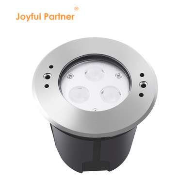 DIA 118mm IP68 304 Acero inoxidable Blanco cálido luz LED submarina 3W DC24v con manga de montaje de plástico