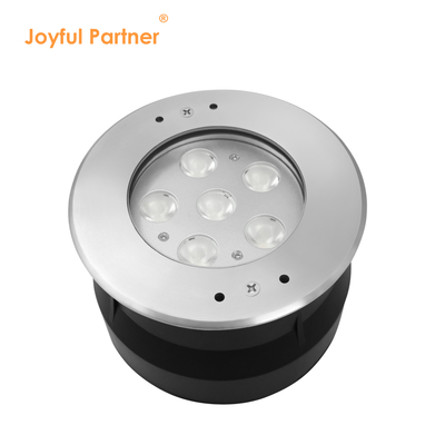 Luz subacuática LED de acero inoxidable 316 de 24 voltios, 6W y 12W, con blanco frío y manguito de montaje de plástico para estanques de natación