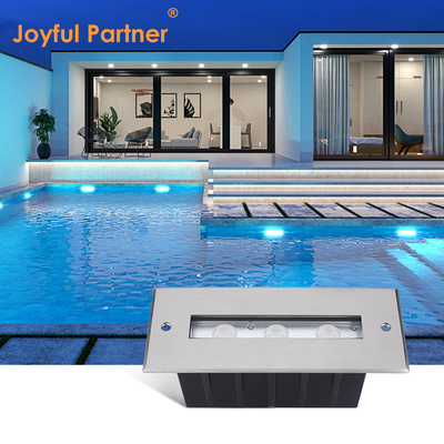 SS316L Luz submarina Luz de piscina lineal Luz LED blanca cálida Luz subterránea