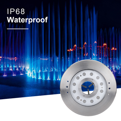 LUZ LED RGB PARA FUENTE DE ALTA POTENCIA IP68 IMPERMEABLE DE 12W 18W CON CERTIFICACIONES CE ROHS