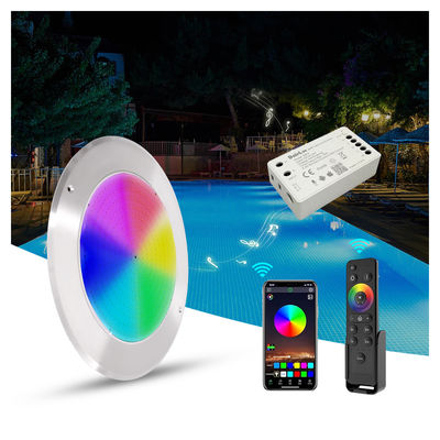 IP68 LED PAR56 Luz de piscina RGB Cambio de color 12VDC AC 35W DIA280mm SMD2835 432pcs con paquete de color