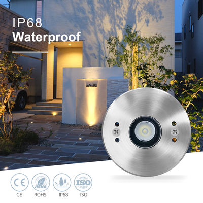 IP68 Luz subterránea enterrada 3WRGB3in1 LED de acero inoxidable 316L DC24V Decoración para piscina