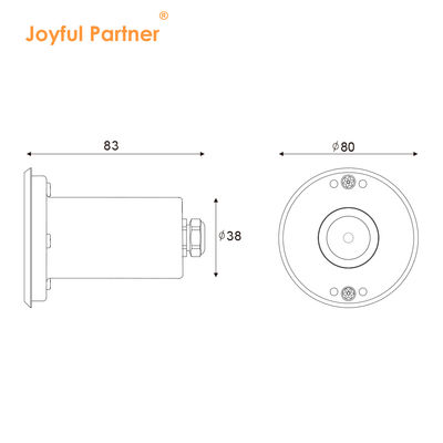 IP68 Luz subterránea enterrada 3WRGB3in1 LED de acero inoxidable 316L DC24V Decoración para piscina