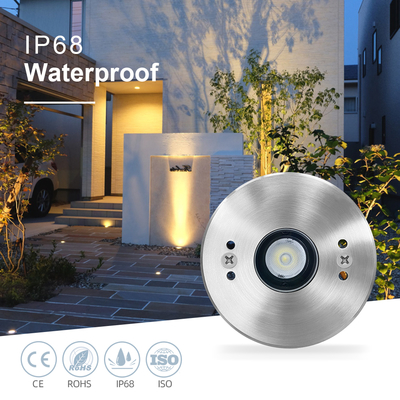 Luz de piscina antideslumbrante profunda 3W DC24V Material SS Certificado CE Duradera Con Embalaje de Cartón