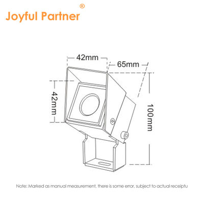 Joyful Partner Adjustable Floodlight 1W LED Single Color 3000K Powder Coating Finish From China Factory