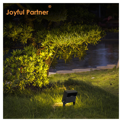 LED de jardín exterior luz de punto de fundición de aluminio cuadrado 130*130mm 16x1W LED para uso al aire libre