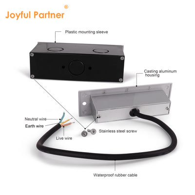 Luz de paso en recubrimiento IP65 Iluminación externa DC24V 3W SAMSUNG SMD5630 Con conductor de corriente constante