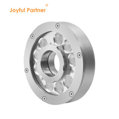 DC24V impermeable RGB LED anillo colorido lámpara de boquilla fuente de luz submarina 9W y 27W IP68