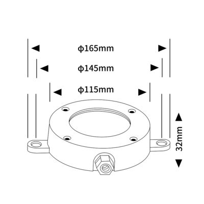 DMX512 Luz de fuente LED controlada DC24V 12W 3000K de acero inoxidable IP68 para paisajes submarinos