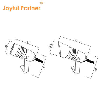 Luz de lavado de pared para exteriores 1W IP65 DC24V Blanco cálido Iluminación de jardín para árboles y paredes