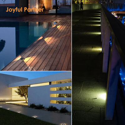 IP67 Ultra-thin Underground Lights 24V 3W DIA70MM Recessed Warm White From China Factory