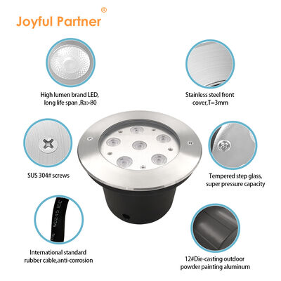 Luz de cubierta LED de 24V DC a prueba de agua con recubrimiento de 6W LED exterior