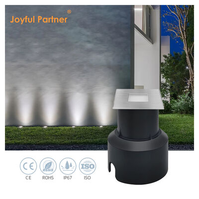 Luzes LED subterráneas 3W Forma cuadrada 304 o 316 de acero inoxidable 45 * 45MM Cuadro de aluminio cuerpo fundido a presión