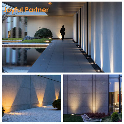 Compañero alegre cubierta escalón de jardín luces de baja tensión 12 24V 6W CREE COB Cuadrado blanco cálido