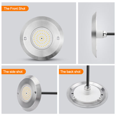 LED PAR56 LED Swimming Pool Light 6W SMD2835 Dimension 110*34MM 20pcs/CTN DC12V Stainless Steel 316 With ABS