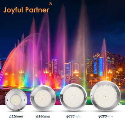 Luz de piscina sumergible PAR56 6W SMD2835 Ultra Delgada SS316L+ABS Impermeable DC12V