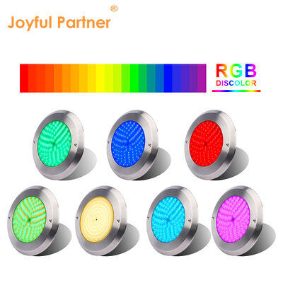 Luz de piscina sumergible PAR56 6W SMD2835 Ultra Delgada SS316L+ABS Impermeable DC12V