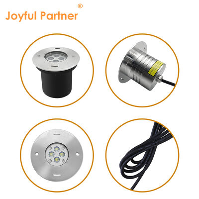 Luz empotrada subacuática con cara de acero inoxidable 316, material de grado marino con diámetro de 110MM