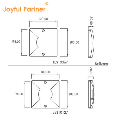 Luces de suelo empotradas para terraza, ultradelgadas, impermeables IP67, 1W 3W DC12V 24V, índice IK 08 para terraza y camino