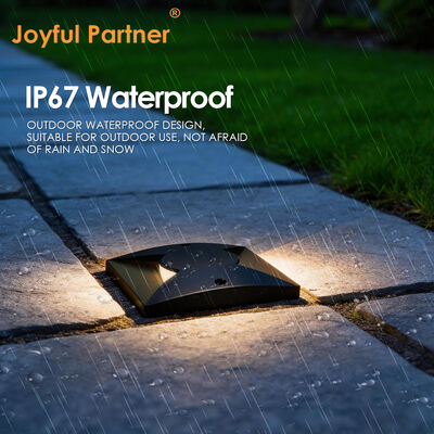 Luzes de vía de emisión de lado cuadrado SMD2835 LED 100*100MM Aluminio puro 6063 24VDC Clasificación IP67