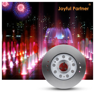 Led Fountain Light IP68 Waterproof DC12V 9W 18W Customized RGBW For Spa Pond