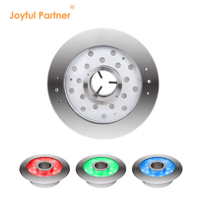 Luces de Fuente LED Material de Acero Inoxidable RGBW 4 en 1 Iluminación Subacuática para Exteriores en Paisajes