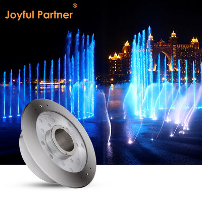 Luz LED para boquilla de fuente DC12V/24V IP68 RGB DMX DIA250mm chorro de agua paisajismo regulable