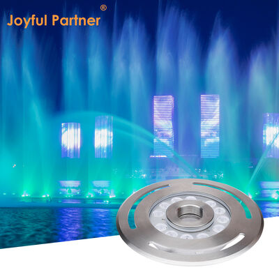 Luz de Fuente LED Caja de Acero Inoxidable CC 12V 3500K Blanco Cálido CRI 85 Para Plaza de la Ciudad