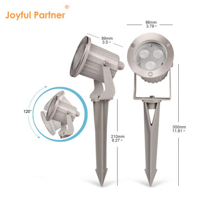 Iluminación de jardín de LED impermeable con luz LED GU10 MR16 de plástico para jardín