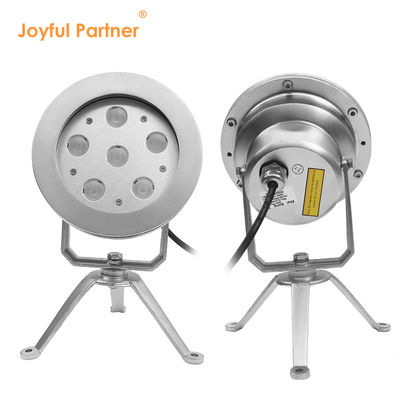 Lámpara de fuente LED 6*2W RGB DMX Acero inoxidable316 Cuerpo DC12V/24V IP68 Para piscinas