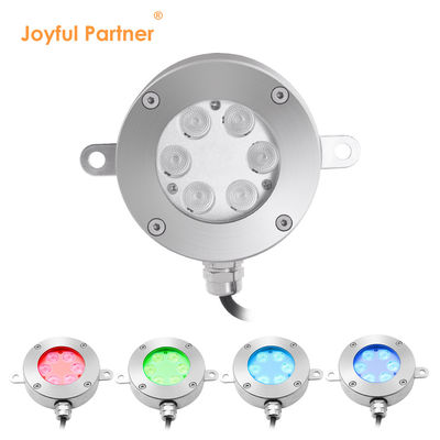 IP68 Luces de fuente LED de alta potencia Soportes de cuerpo de acero inoxidable a prueba de agua DMX512