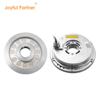 Luz de fuente LED de alta potencia IP68 de acero inoxidable con agujero central