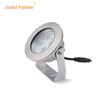 Foco subacuático LED IP68 RGBW 4 en 1 colorido con soporte ajustable Aprobado por RoHS