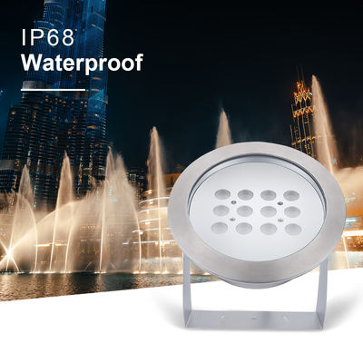 Colorida fuente LED luz submarina de punto de la superficie de montaje IP68 luz LED del centro de atención