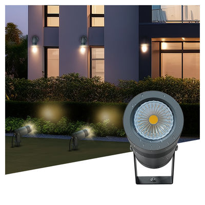IP65 Iluminación de suelo exterior 6W COB Ángulo ajustable hacia arriba y hacia abajo Luz de punto de jardín Luz de pico LED