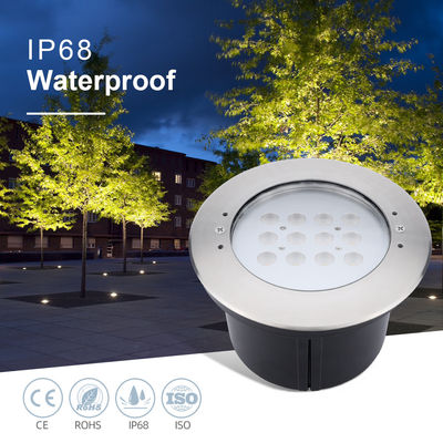 Fabrica directa IP68 impermeable de acero inoxidable 316L luces de piscina sumergibles 12W LED incrustado