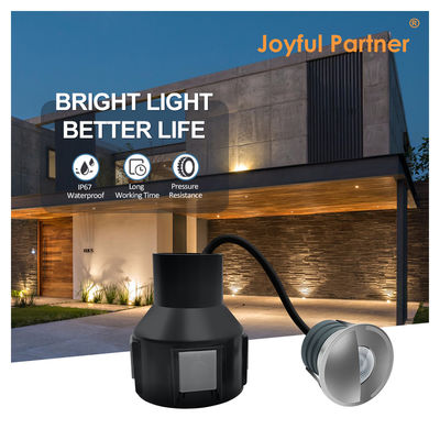 Luzes LED subterráneas 1W 2W DC12/24V IP67 Casilla de aluminio cubierta de rostro de acero inoxidable Résina llena