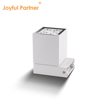 Luz de pared LED exterior interior Cuadrado 8W DC 24v LED SMD Blanco Caliente Casilla de aluminio de fundición Ángulo de haz multifunción