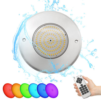 DC12V Tensión constante 10W Bajo el agua sumergible lámparas de piscina LED 160 * 7,5mm Con control remoto APP