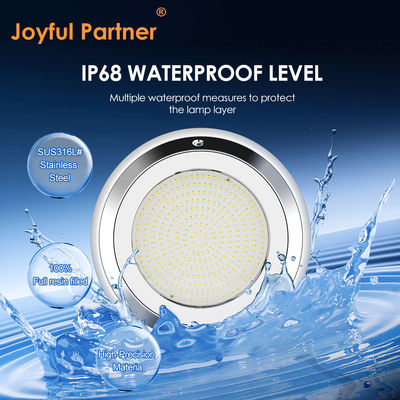 IP68 280mm de acero inoxidable montado en la pared RGB bajo el agua luz de la piscina LED